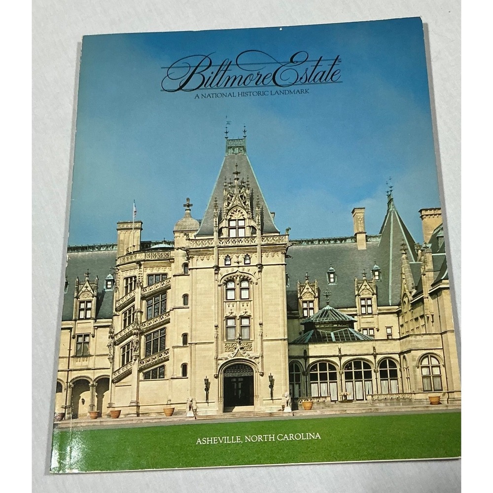 1991 Biltmore Estate House Gardens Winery Asheville NC Souvenir Guide Book